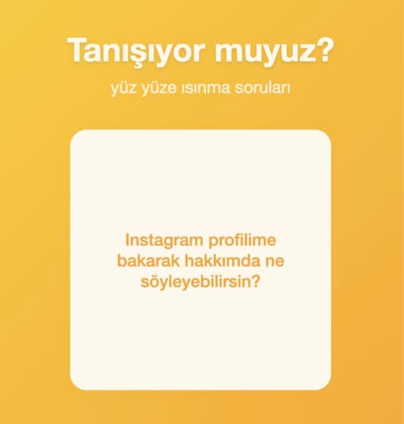 Tanışıyor Muyuz?
